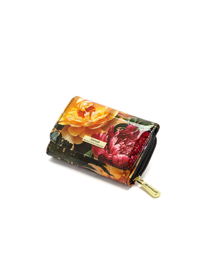 BOUQUET SML PATENT LEATHER WALLET WITH RFID- WSF4103