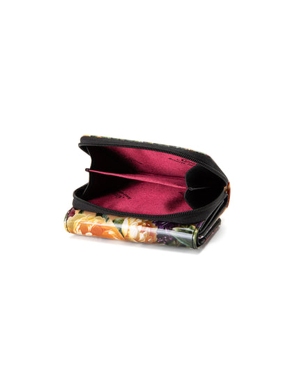 BOUQUET SML PATENT LEATHER WALLET WITH RFID- WSF4103