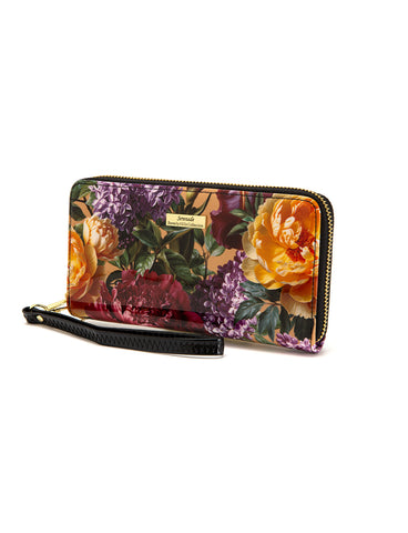 BOUQUET ZIP AROUND LEATHER RFID WALLET- WSF4116- NEW IN