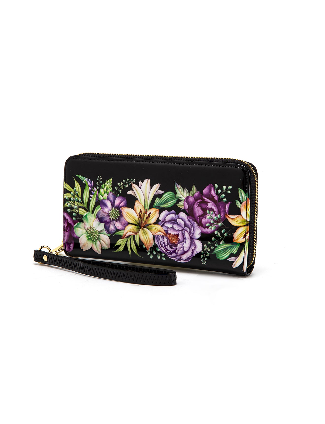 AMBRETTA ZIP AROUND LEATHER RFID WALLET- WSF4316