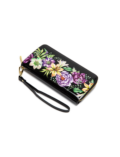 AMBRETTA ZIP AROUND LEATHER RFID WALLET- WSF4316