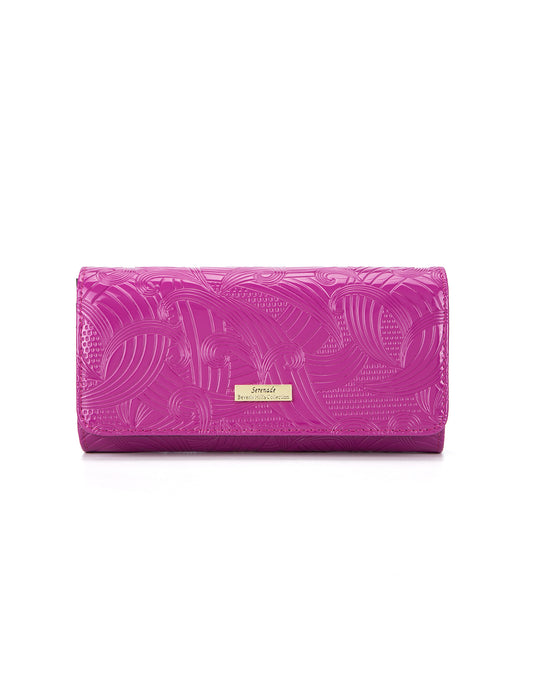 AMIRA LARGE  PATENT LEATHER WALLET WITH RFID-WSF4501-MAG
