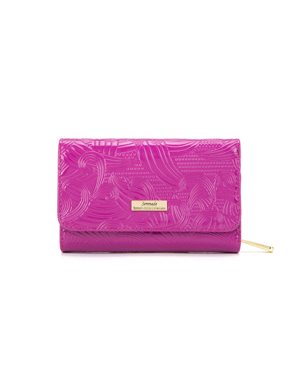 AMIRA MEDIUM PATENT LEATHER WALLET WITH RFID- WSF4502-MAG