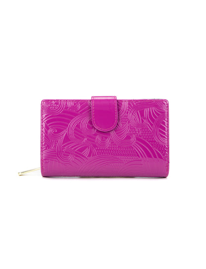 AMIRA MEDIUM PATENT LEATHER WALLET WITH RFID- WSF4502-MAG