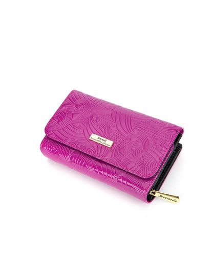AMIRA MEDIUM PATENT LEATHER WALLET WITH RFID- WSF4502-MAG