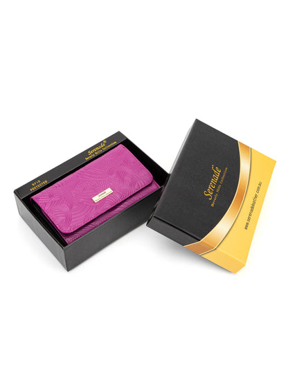 AMIRA MEDIUM PATENT LEATHER WALLET WITH RFID- WSF4502-MAG