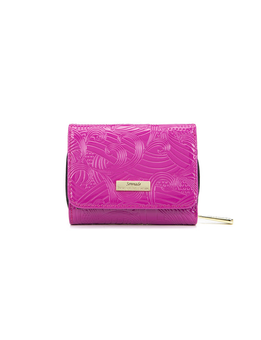 AMIRA SML PATENT LEATHER WALLET WITH RFID- WSF4503-MAG