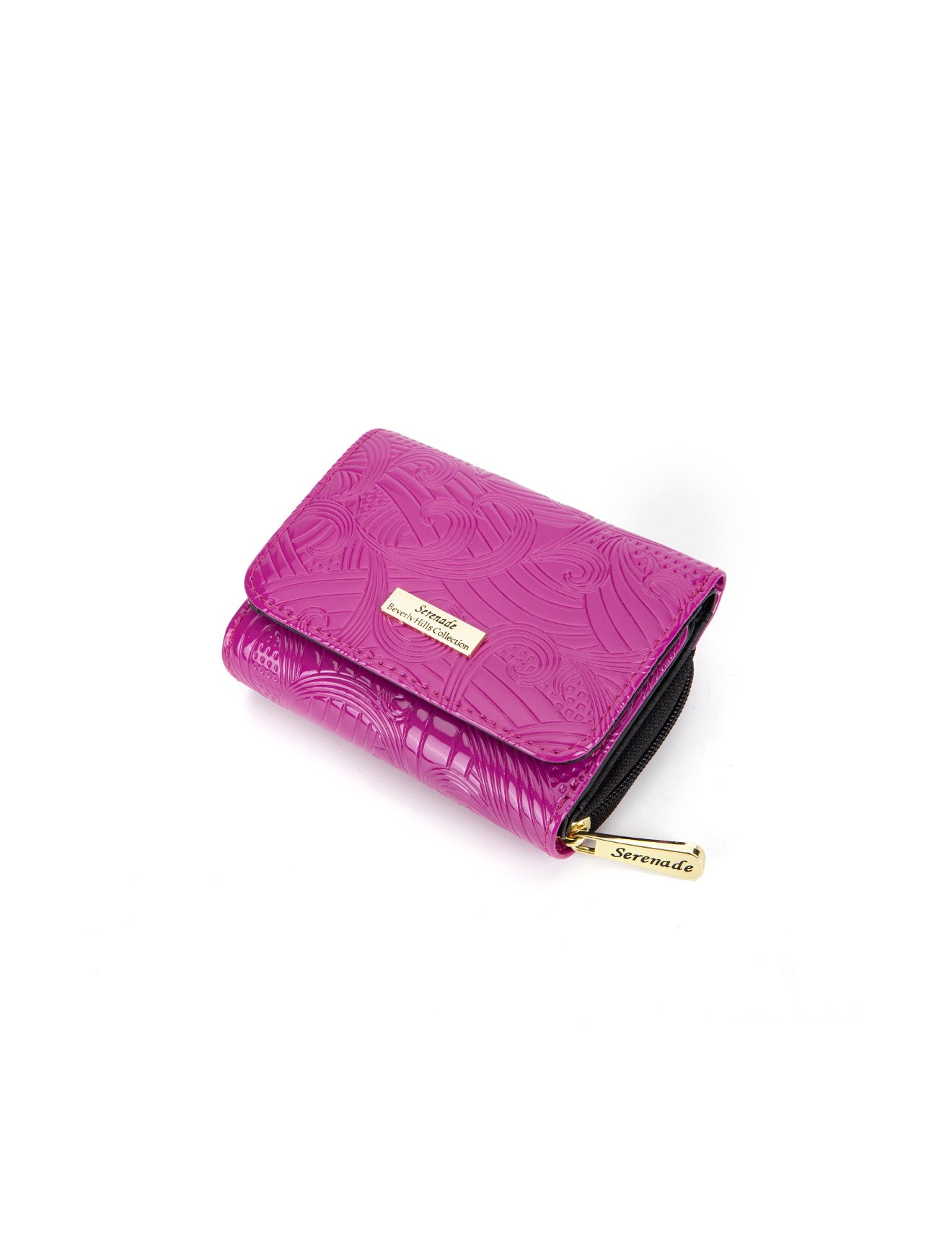 AMIRA SML PATENT LEATHER WALLET WITH RFID- WSF4503-MAG