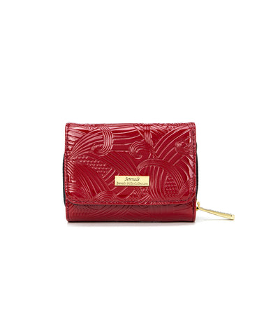 AMIRA SML PATENT LEATHER WALLET WITH RFID- WSF4503-RED- NEW IN