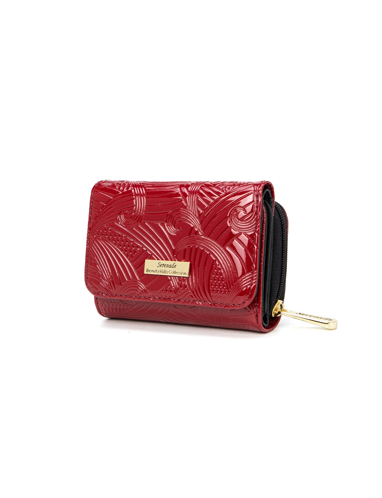 AMIRA SML PATENT LEATHER WALLET WITH RFID- WSF4503-RED- NEW IN