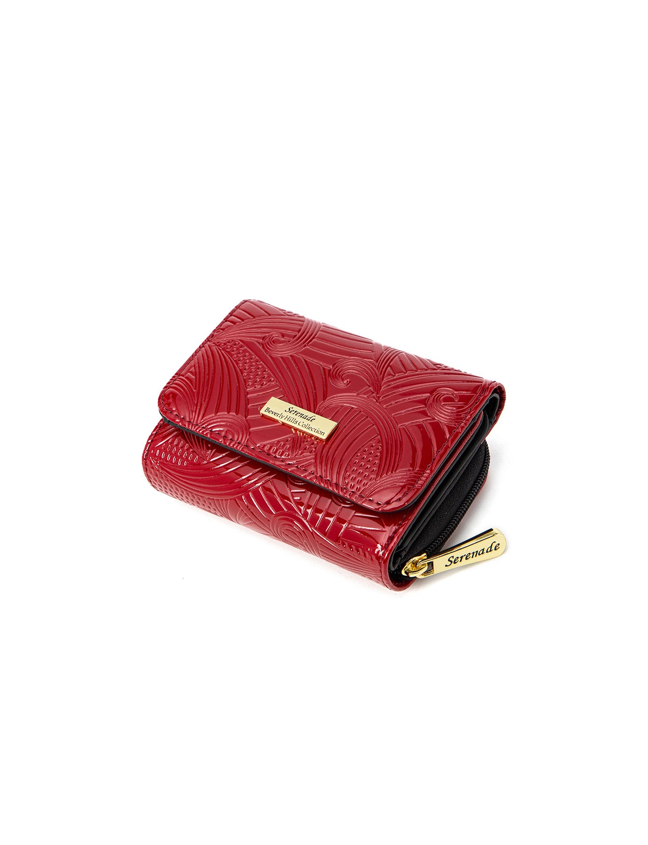 AMIRA SML PATENT LEATHER WALLET WITH RFID- WSF4503-RED- NEW IN