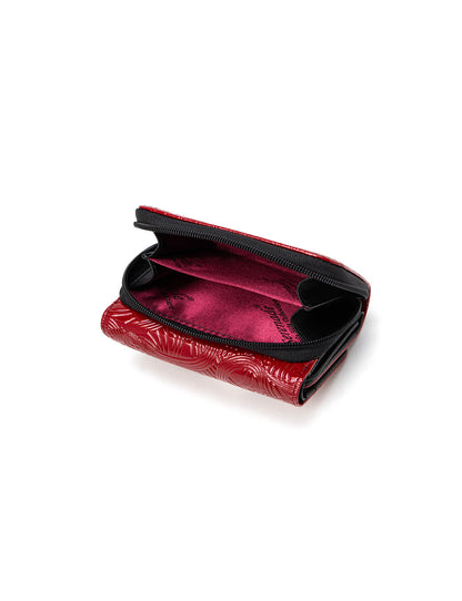 AMIRA SML PATENT LEATHER WALLET WITH RFID- WSF4503-RED- NEW IN