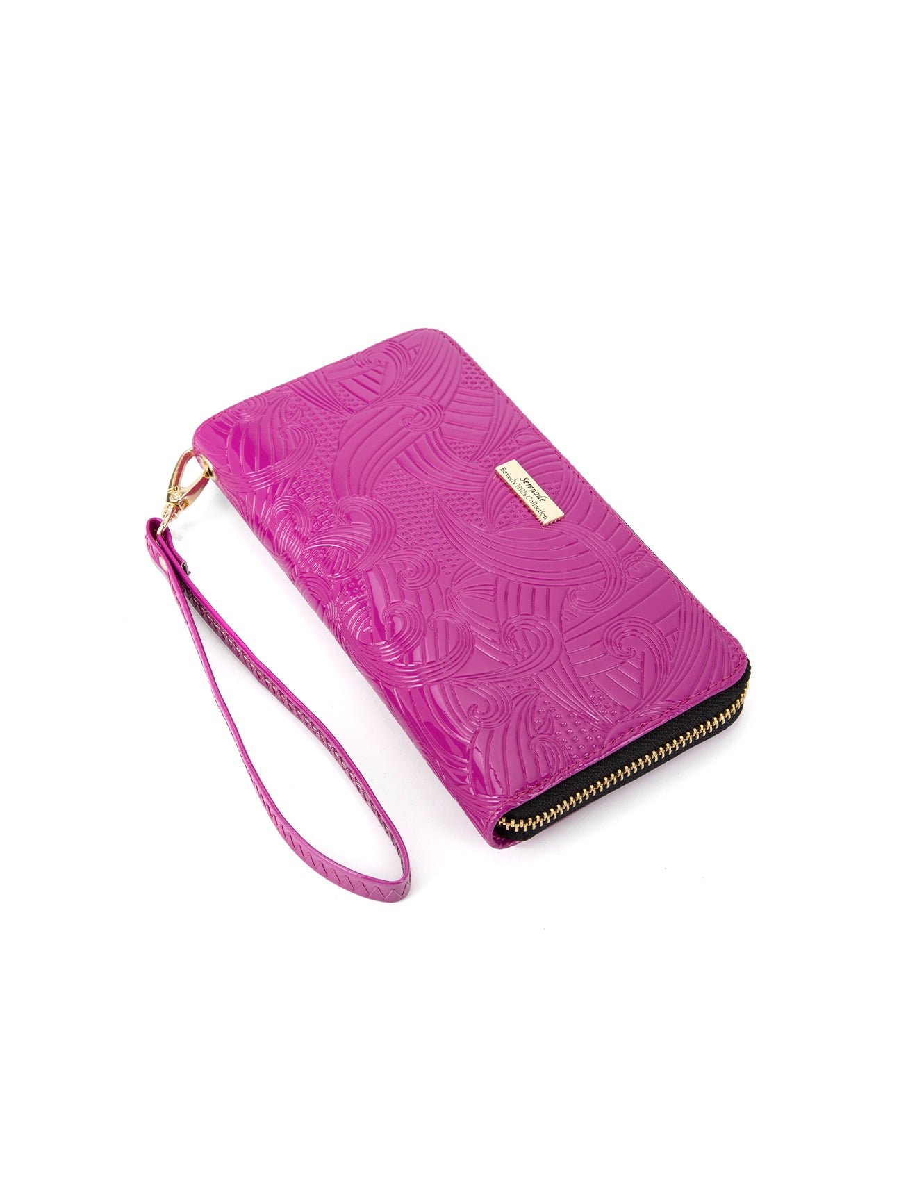 AMIRA ZIP AROUND LEATHER RFID WALLET- WSF4516-MAG