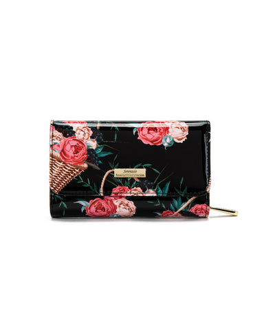 MABEL MEDIUM PATENT LEATHER WALLET WITH RFID- WSF4602- NEW IN