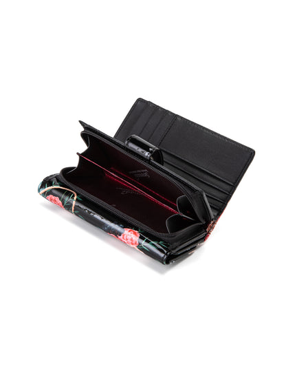 MABEL MEDIUM PATENT LEATHER WALLET WITH RFID- WSF4602