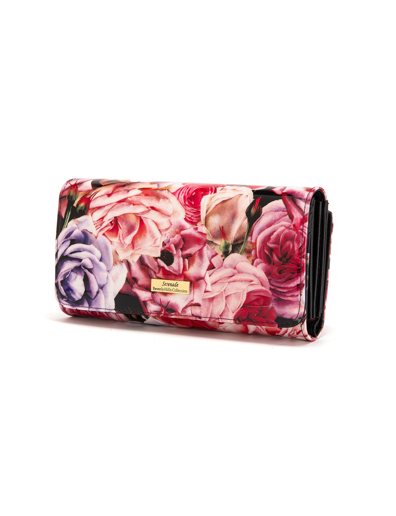 ROSEMARIE LARGE  PATENT LEATHER WALLET WITH RFID- WSF4701