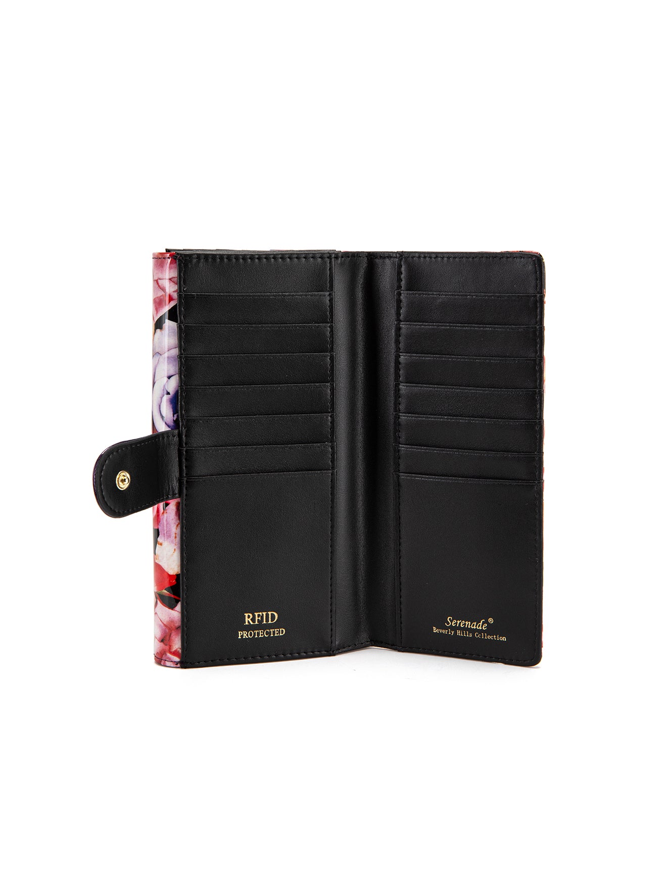 ROSEMARIE LARGE  PATENT LEATHER WALLET WITH RFID- WSF4701