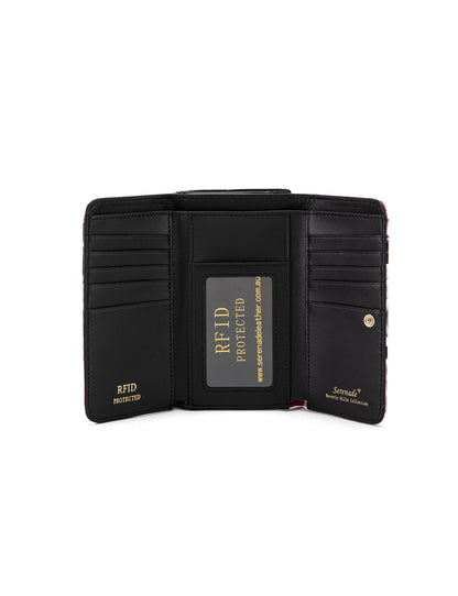 ROSEMARIE MEDIUM PATENT LEATHER WALLET WITH RFID- WSF4702