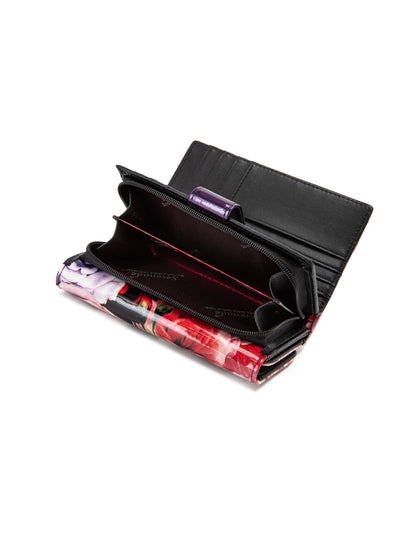 ROSEMARIE MEDIUM PATENT LEATHER WALLET WITH RFID- WSF4702