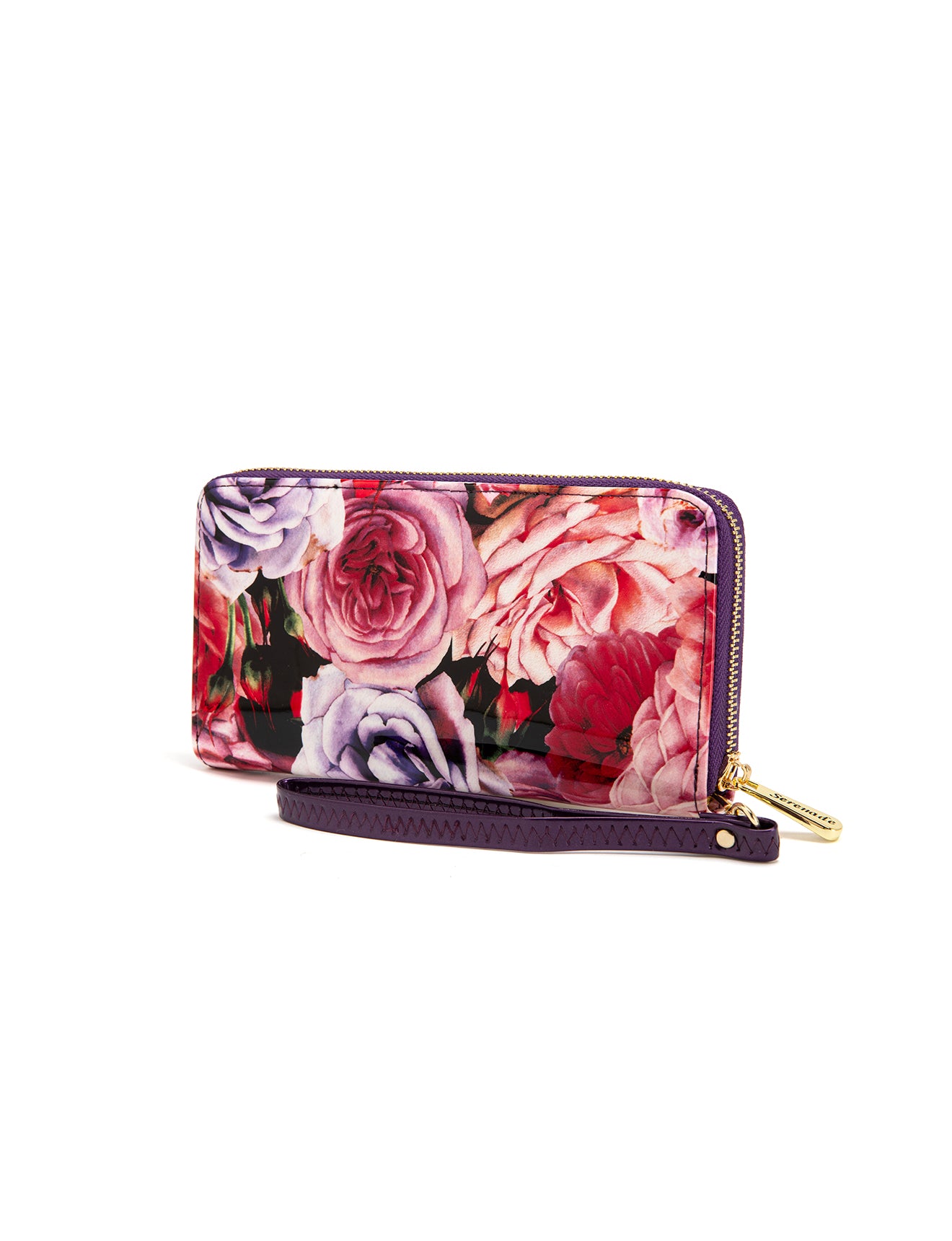 ROSEMARIE ZIP AROUND LEATHER RFID WALLET- WSF4716
