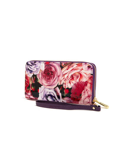 ROSEMARIE ZIP AROUND LEATHER RFID WALLET- WSF4716