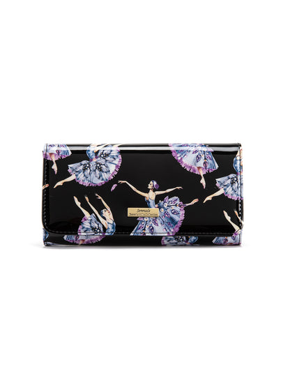 BALLERINA LARGE  PATENT LEATHER WALLET WITH RFID- WSF4801