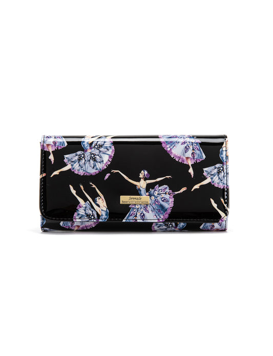 BALLERINA LARGE  PATENT LEATHER WALLET WITH RFID- WSF4801