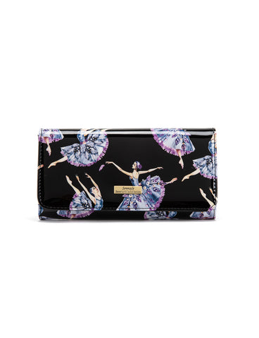 BALLERINA LARGE  PATENT LEATHER WALLET WITH RFID- WSF4801- NEW IN