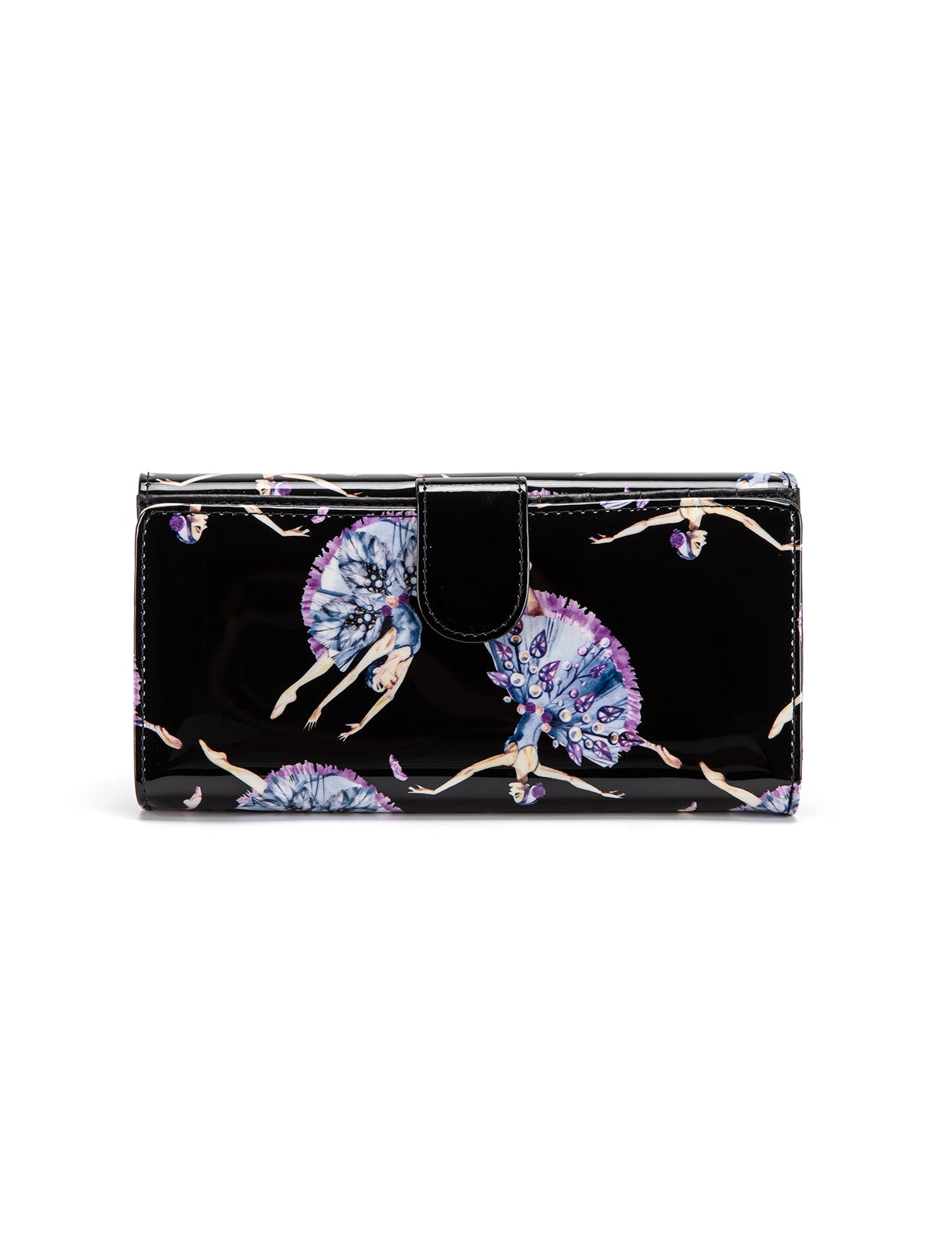 BALLERINA LARGE  PATENT LEATHER WALLET WITH RFID- WSF4801