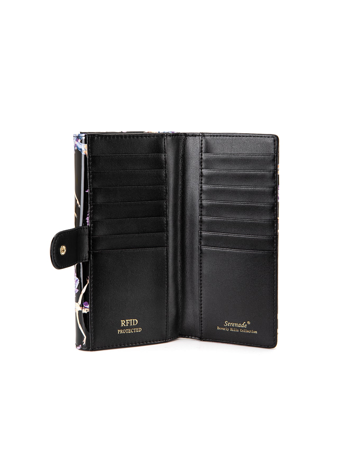 BALLERINA LARGE  PATENT LEATHER WALLET WITH RFID- WSF4801