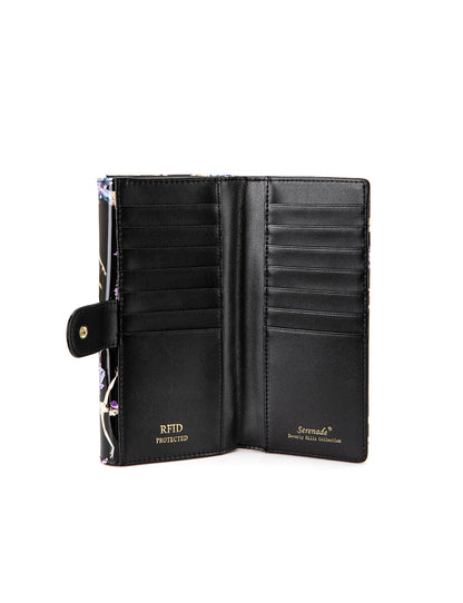 BALLERINA LARGE  PATENT LEATHER WALLET WITH RFID- WSF4801