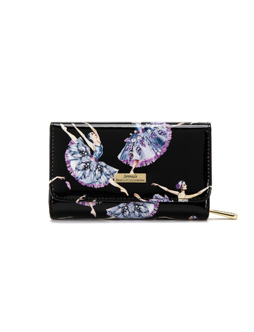 BALLERINA MEDIUM PATENT LEATHER WALLET WITH RFID- WSF4802- NEW IN