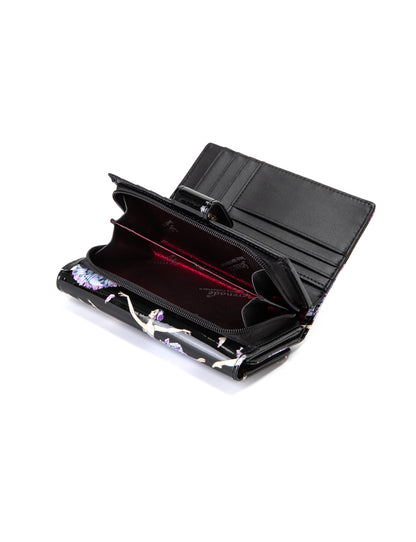 BALLERINA MEDIUM PATENT LEATHER WALLET WITH RFID- WSF4802
