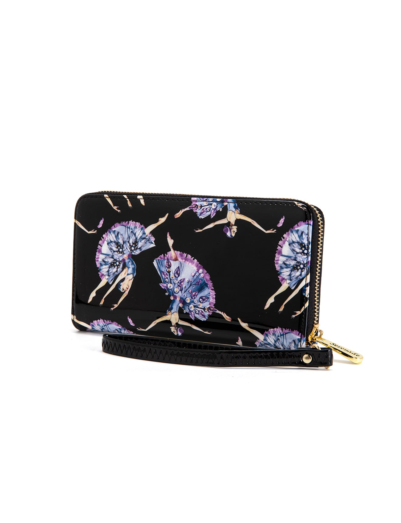 BALLERINA AROUND LEATHER RFID WALLET- WSF4816