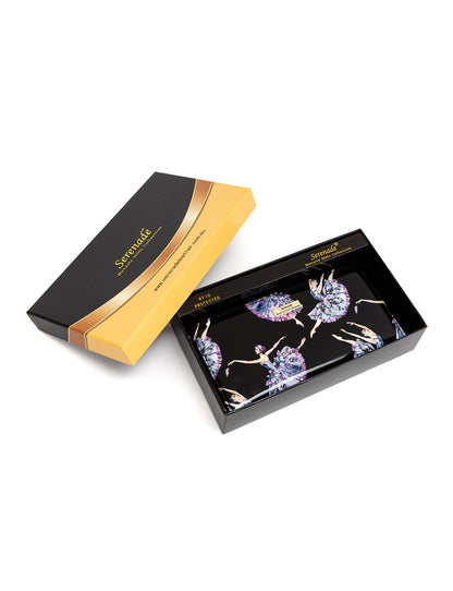 BALLERINA AROUND LEATHER RFID WALLET- WSF4816