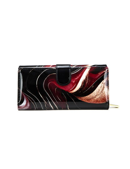 NEBULA LARGE  PATENT LEATHER WALLET WITH RFID- WSF4901- NEW IN