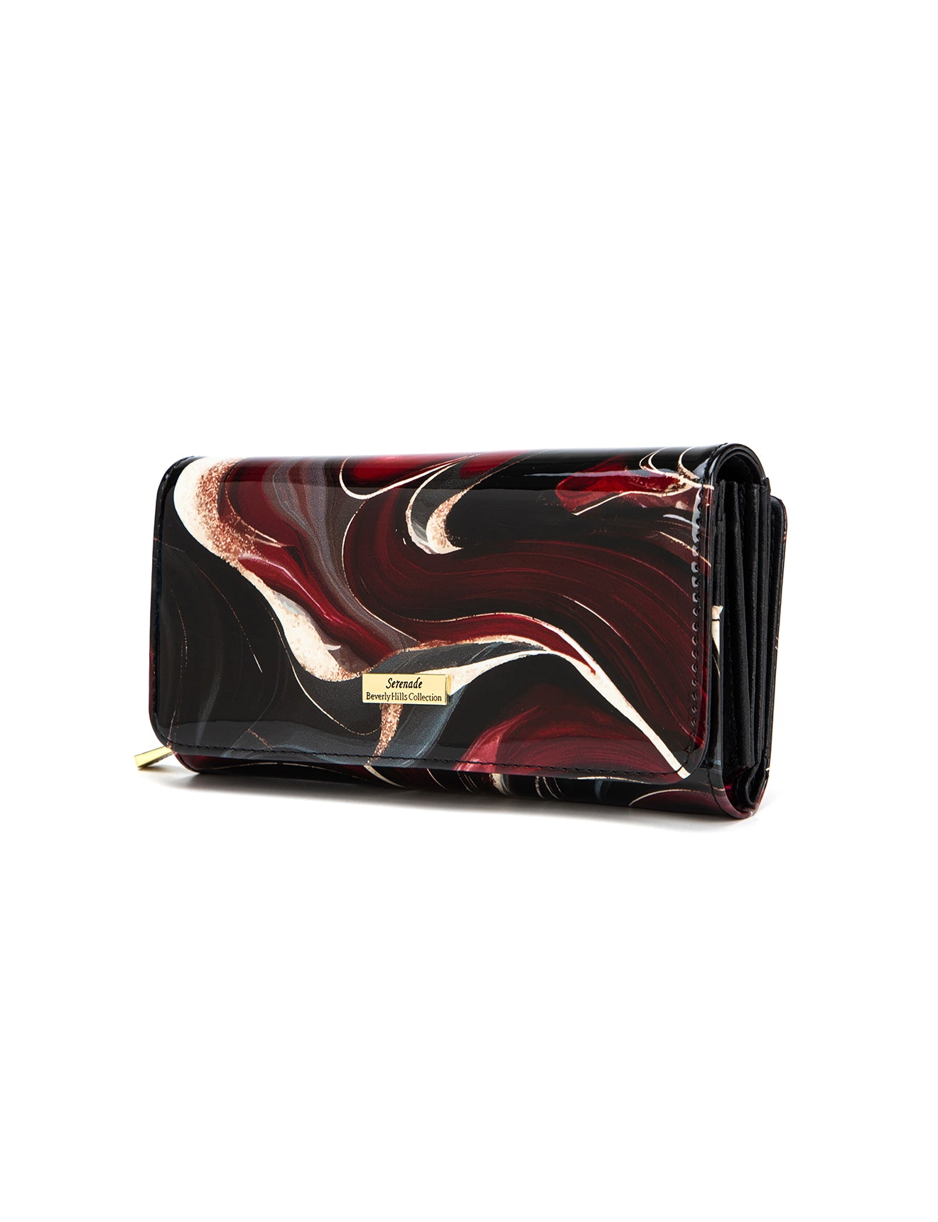 NEBULA LARGE  PATENT LEATHER WALLET WITH RFID- WSF4901- NEW IN