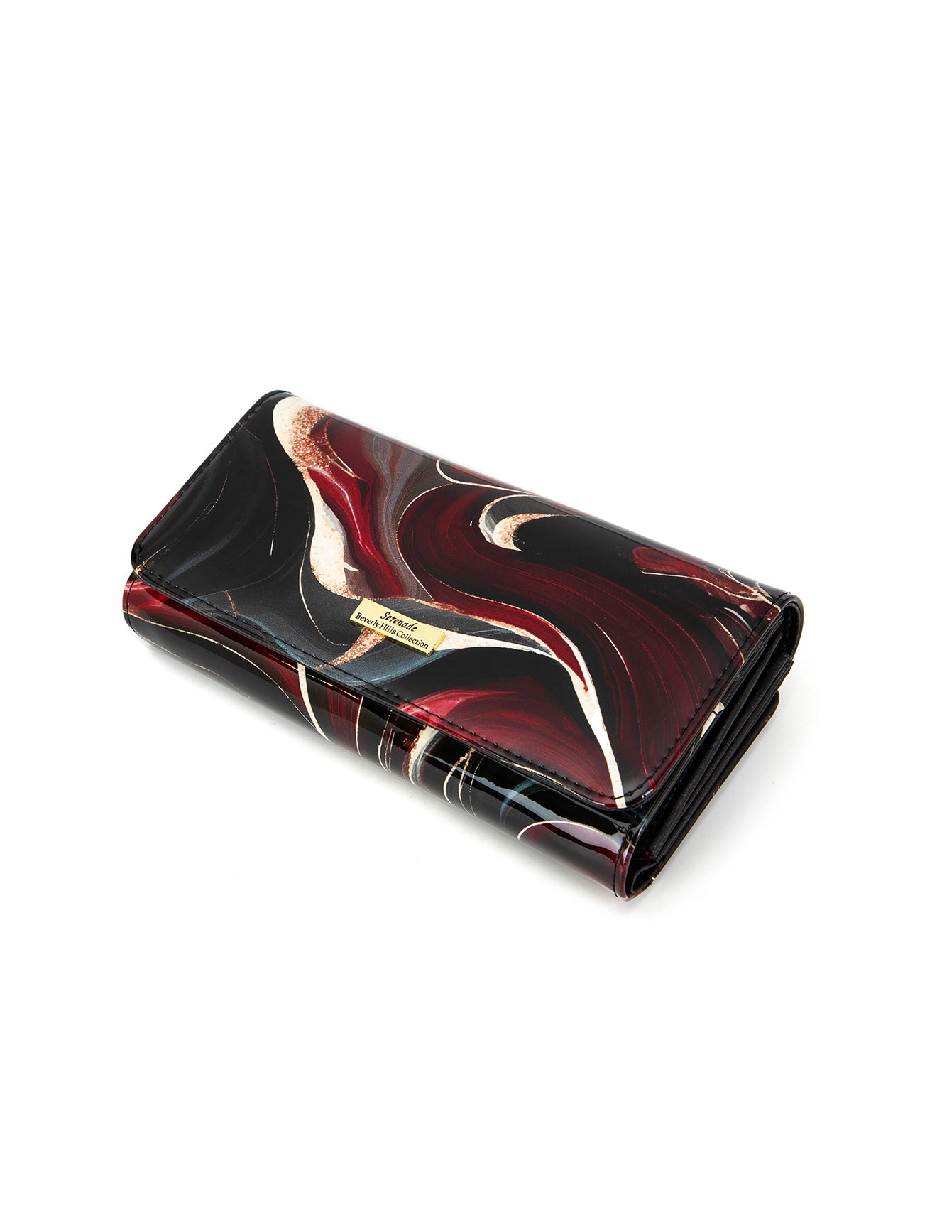 NEBULA LARGE  PATENT LEATHER WALLET WITH RFID- WSF4901- NEW IN