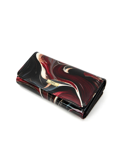 NEBULA LARGE  PATENT LEATHER WALLET WITH RFID- WSF4901- NEW IN