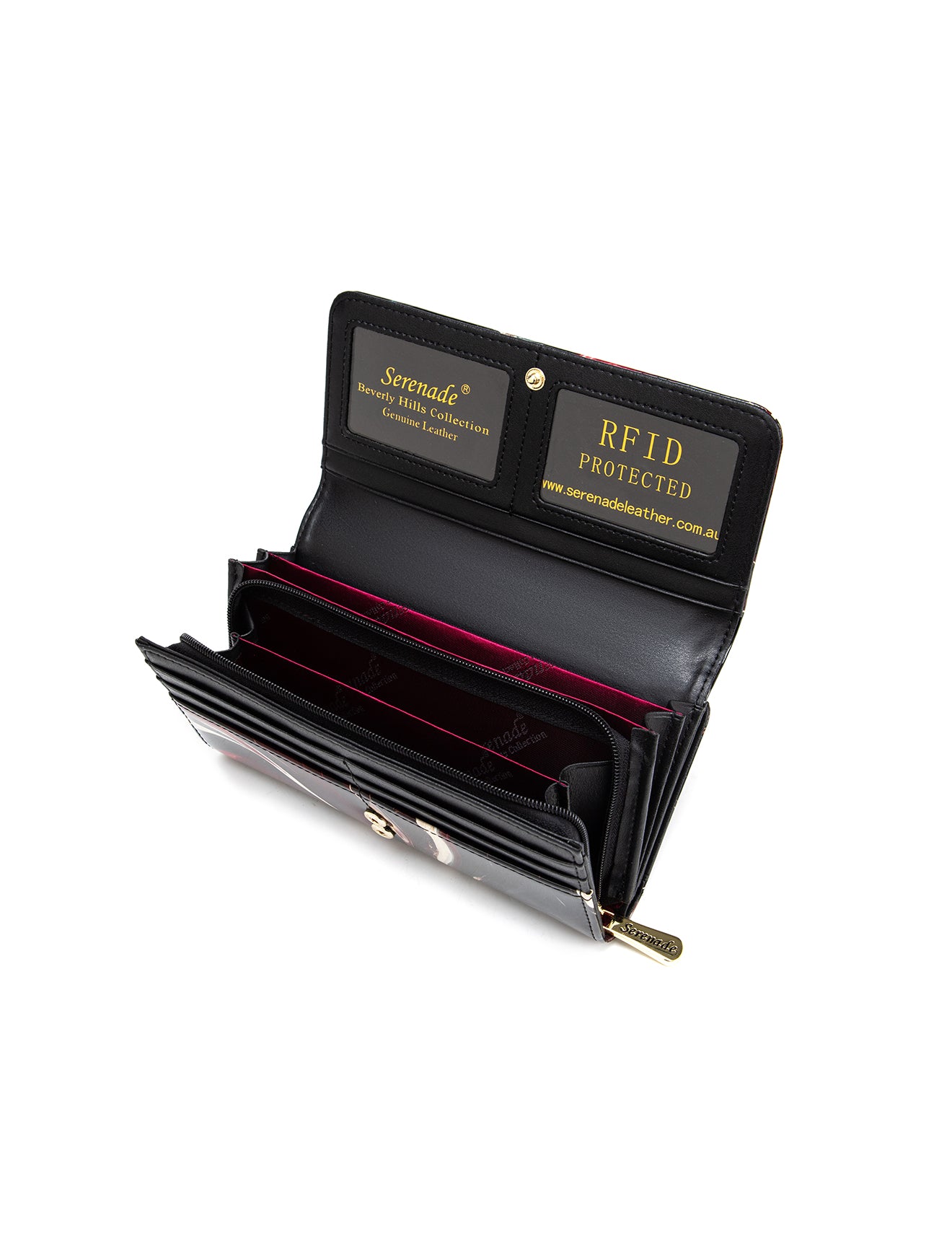 NEBULA LARGE  PATENT LEATHER WALLET WITH RFID- WSF4901- NEW IN