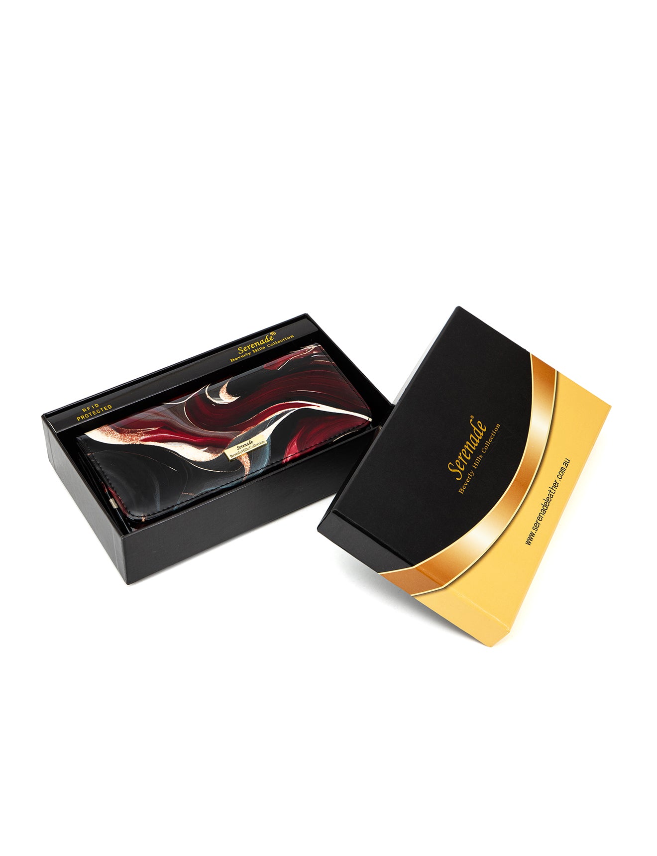 NEBULA LARGE  PATENT LEATHER WALLET WITH RFID- WSF4901- NEW IN