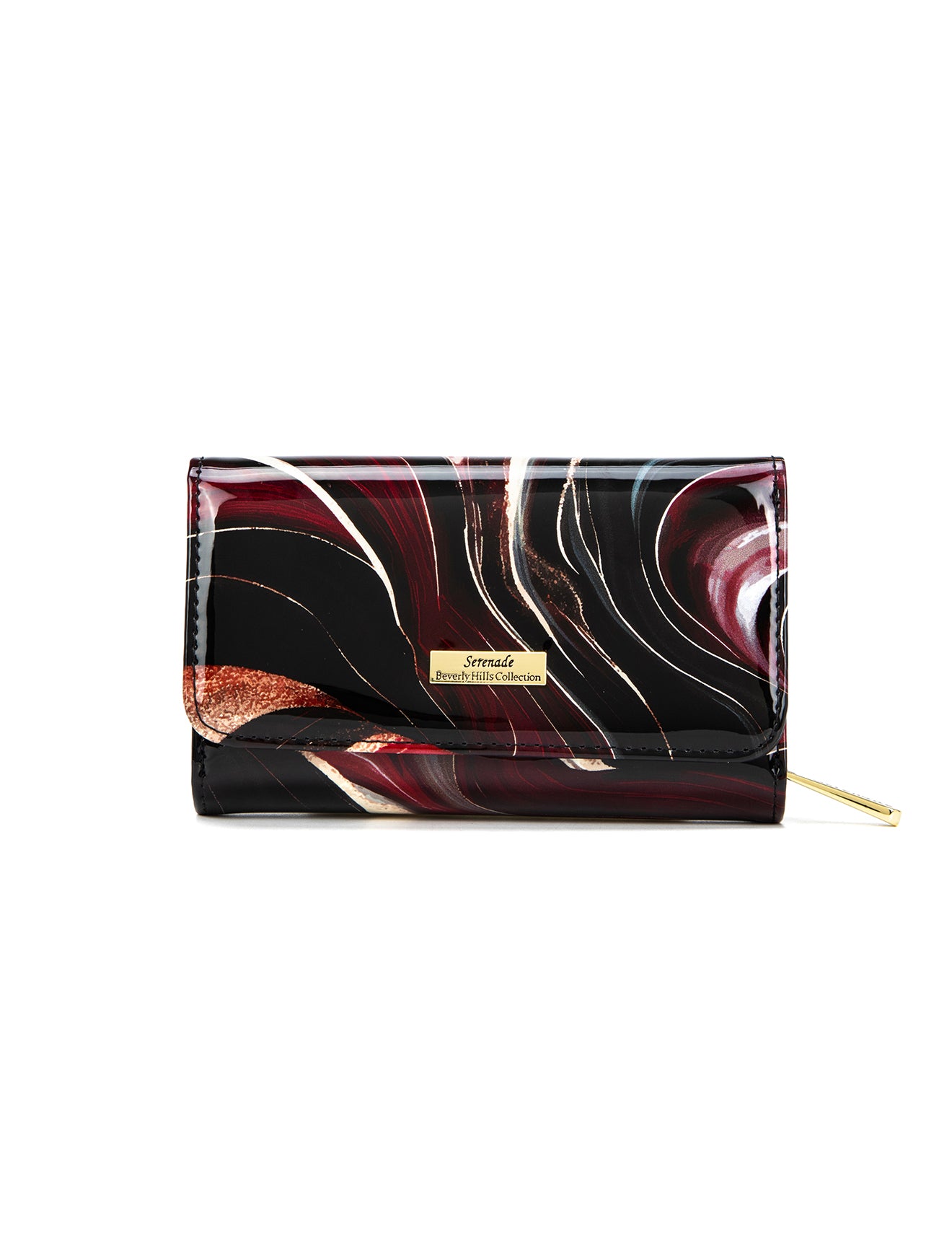 NEBULA MEDIUM PATENT LEATHER WALLET WITH RFID- WSF4902- NEW IN