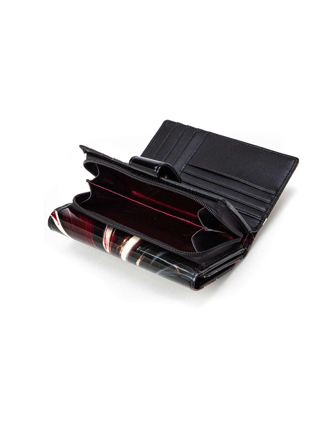NEBULA MEDIUM PATENT LEATHER WALLET WITH RFID- WSF4902- NEW IN