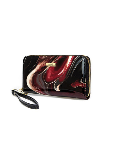 NEBULA ZIP AROUND LEATHER RFID WALLET- WSF4916- NEW IN