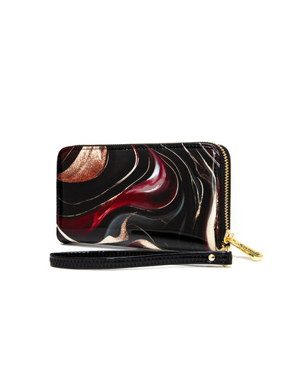 NEBULA ZIP AROUND LEATHER RFID WALLET- WSF4916- NEW IN