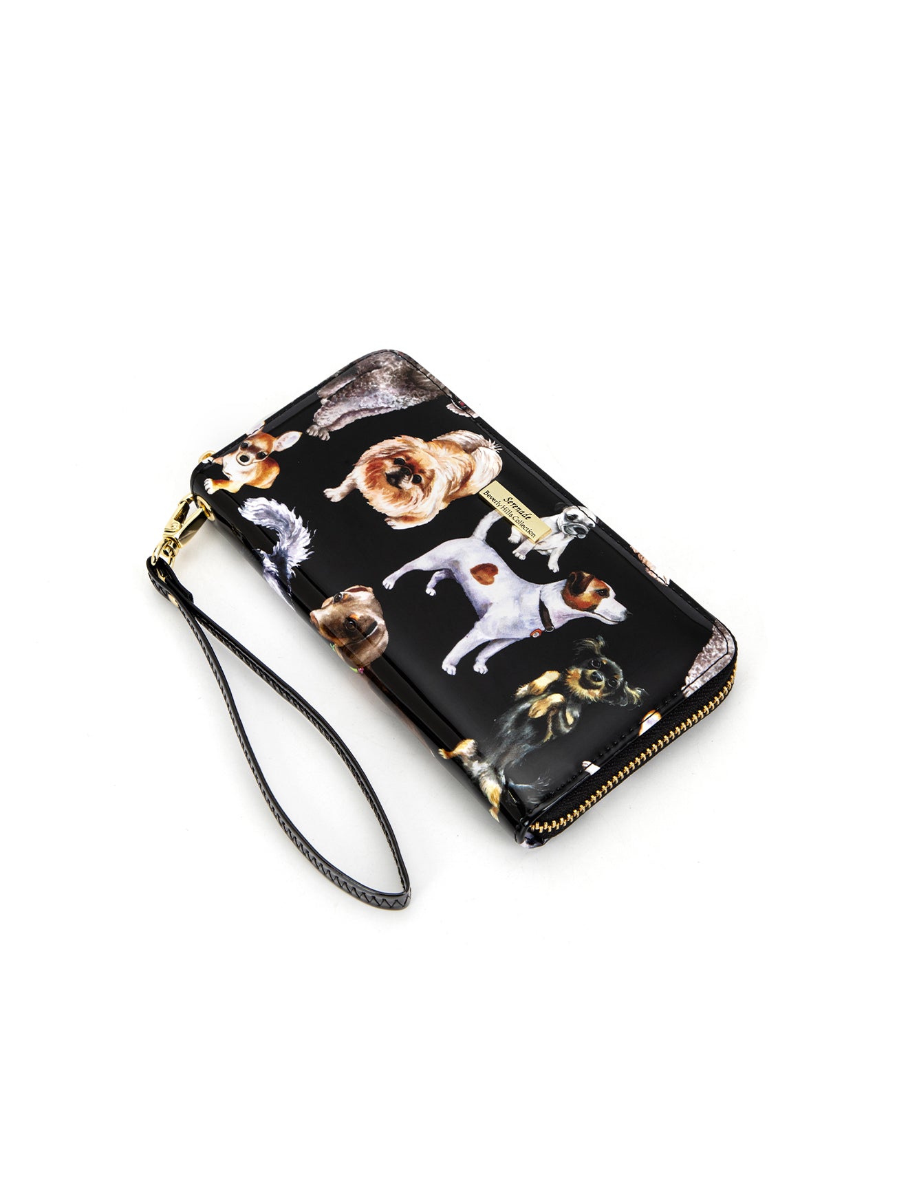 LETS PAWTY ZIP AROUND LEATHER RFID WALLET- WSF5016- NEW IN