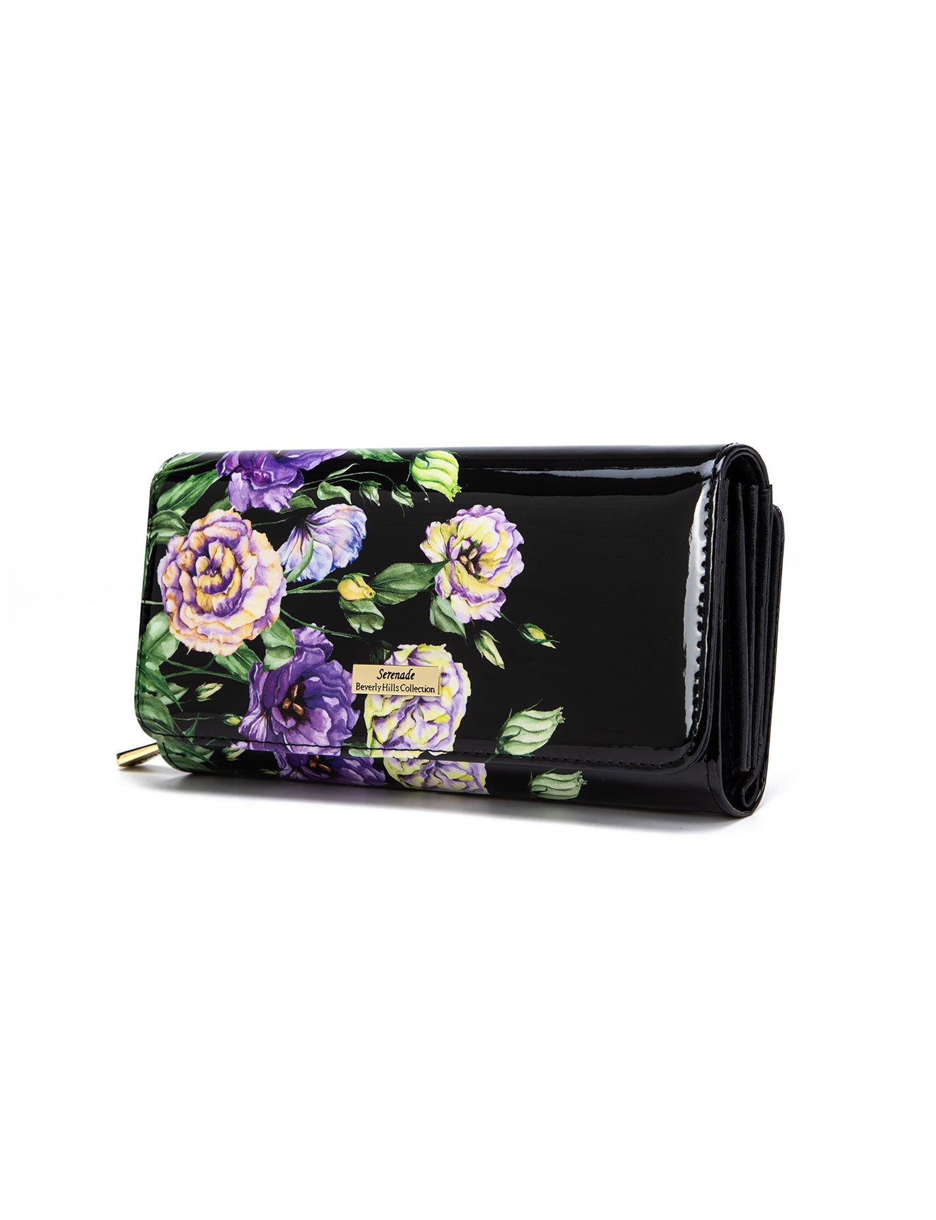 DIZZY LIZZY LARGE  PATENT LEATHER WALLET WITH RFID- WSF5101- NEW IN