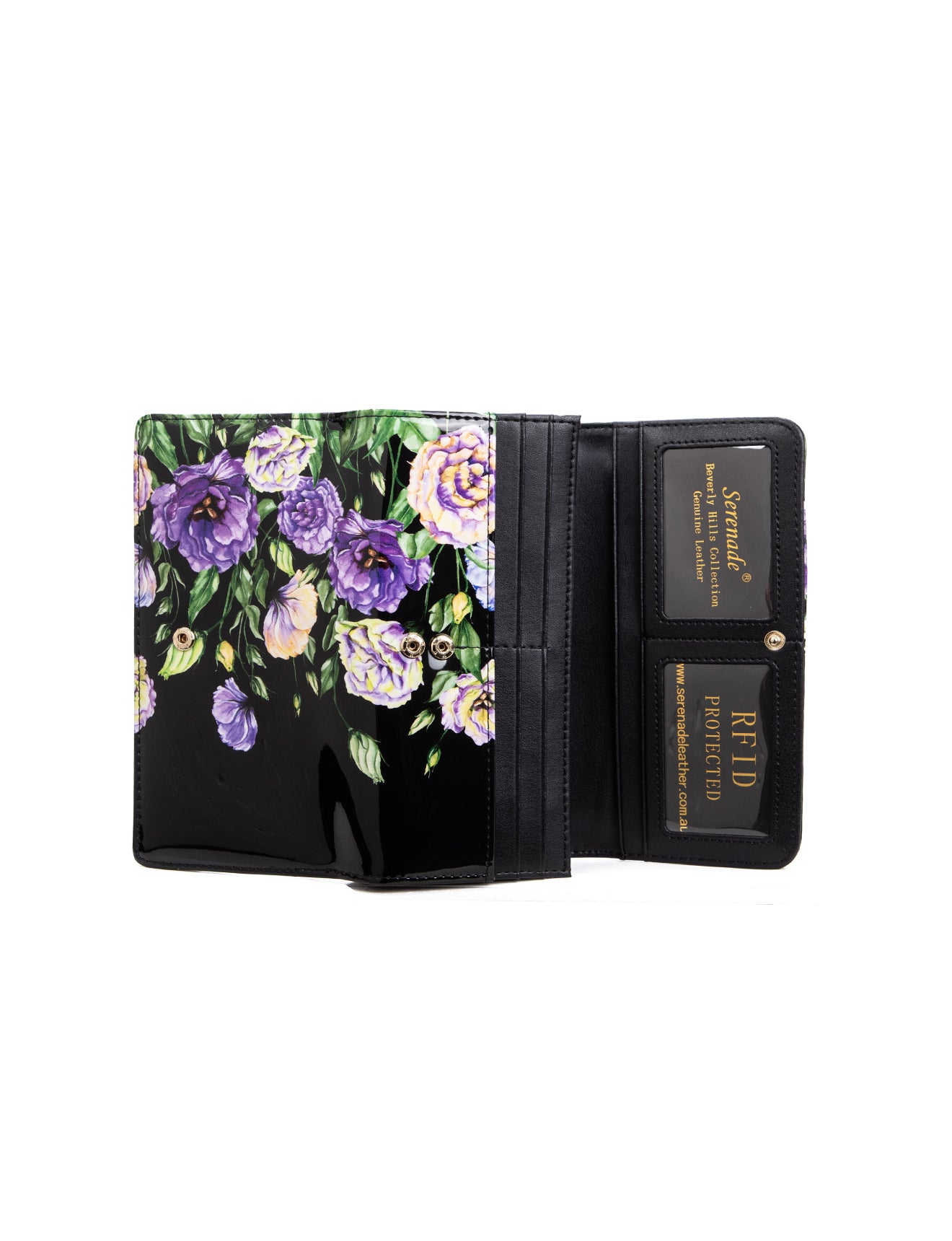 DIZZY LIZZY LARGE  PATENT LEATHER WALLET WITH RFID- WSF5101- NEW IN