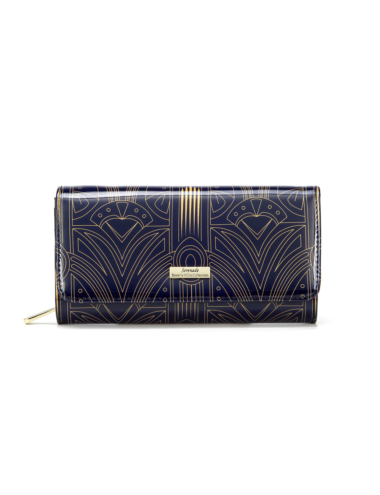 GATSBY LARGE  PATENT LEATHER WALLET WITH RFID- WSF5201- NEW IN
