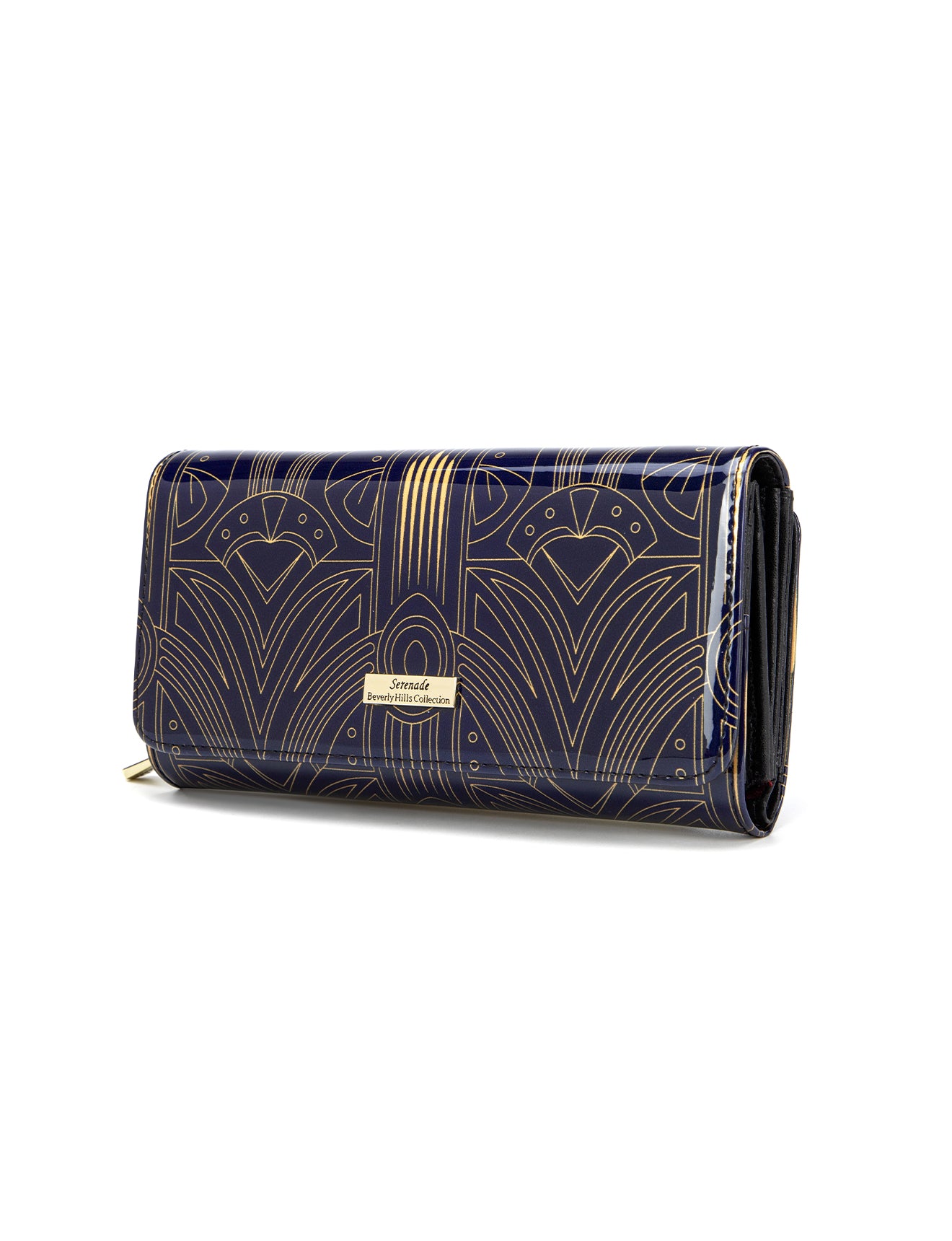 GATSBY LARGE  PATENT LEATHER WALLET WITH RFID- WSF5201- NEW IN